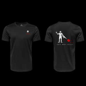 grey man coffee tričko - grey beard čierne